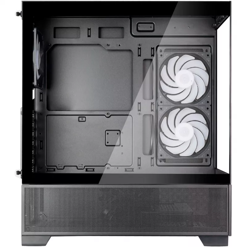 SilverStone Lucid 05 Black 270° Panoramic Glass Design Mid-Tower-kotelo