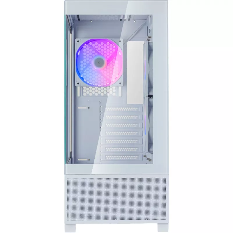 SilverStone Lucid 05 White 270° Panoramic Glass Design Mid-Tower-kotelo