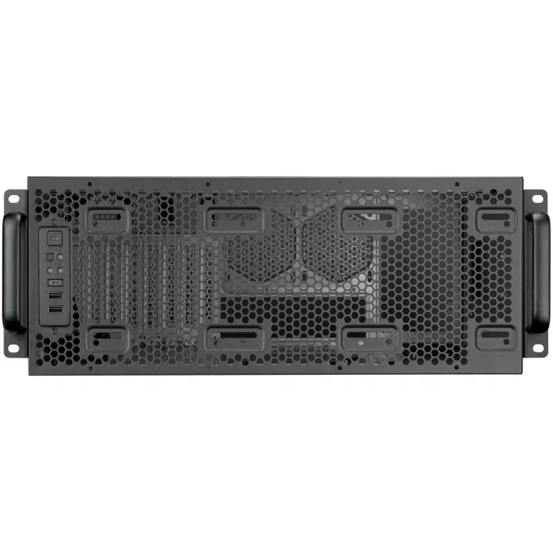 SilverStone RM4A 4U rack-asennuspalvelinkotelo, SSI-EEB, Mesh - tummanharmaa