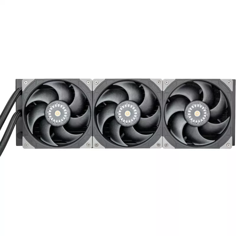 SILVERSTONE TECHNOLOGY SST-XE420 matala CPU-jäähdytin, musta/hopea