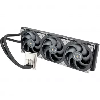 SILVERSTONE TECHNOLOGY SST-XE420 matala CPU-jäähdytin, musta/hopea