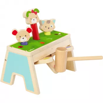 SIMBA-DICKIE Pop-Up vasarointipeli – puinen lelu, jossa 16 osaa ja pop-up-hahmot