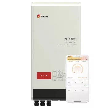 Yksivaiheinen invertteri/laturi SRNE 3kW 48V hybridi off-grid puhdas siniaalto