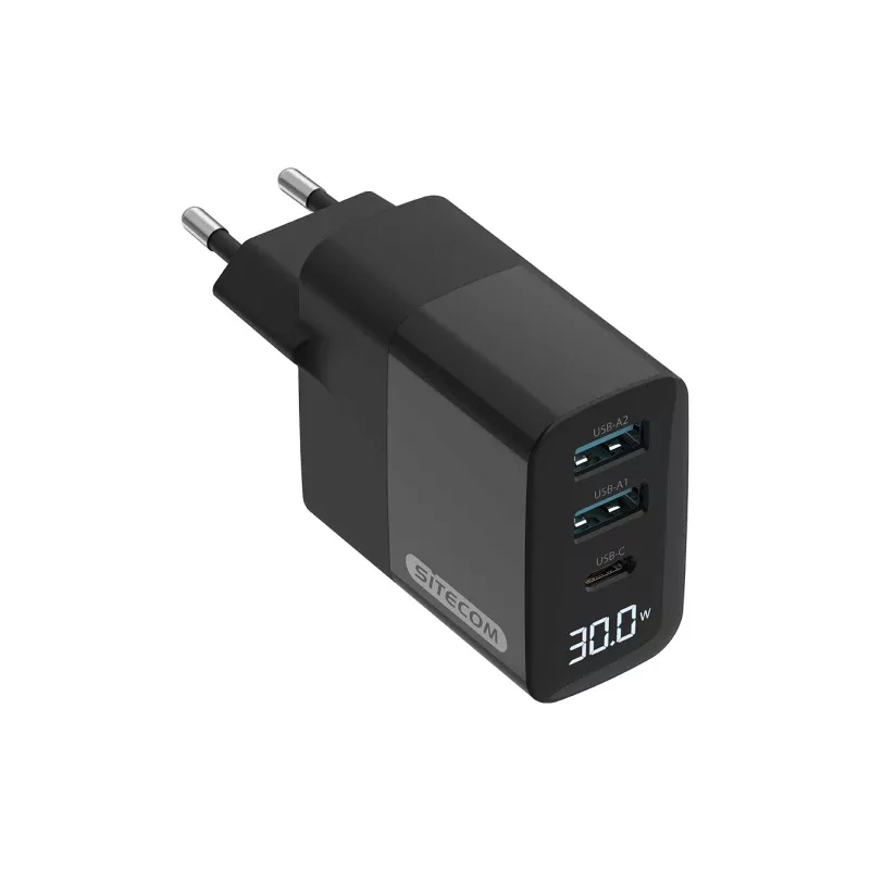 Sitecom CH-1001 yleinen AC-adapteri 5V 1A musta