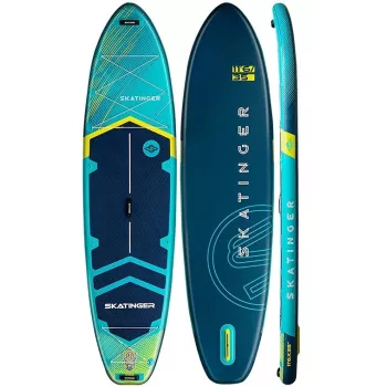 SKATINGER Prana Light Blue uppopumppulauta SUP 350x89x15 jooga