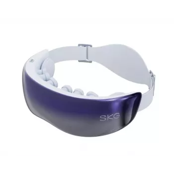 SKG KS700-E silmähierontalaite ilmalla, lämmöllä ja Bluetoothilla – valkoinen