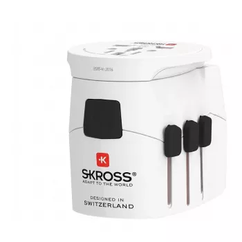 SKROSS Pro Light valkoinen matkasovitin