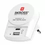 SKROSS Pro+ USB AC30PD maailmanmatka-adapteri 30W USB-C PD ja USB-A