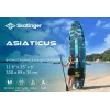 SKT ASIATICUS puhallettava SUP-lauta 350x89x15 cm jooga