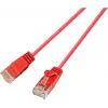 Wirewin Cat.6 SLIM-Light U/UTP -verkkokaapeli, 0,5 m, punainen (PKW-LIGHT-K6 0.5 RT)