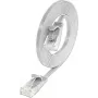 Wirewin Cat.6 SLIM -verkkokaapeli U/UTP 0,15 m valkoinen PKW-SLIM-KAT6 0.15 WS