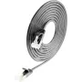 Wirewin PKW-LIGHT-STP-K6A 0.25 SW Cat 6a U/FTP Slim -pyöreä patch-kaapeli, 0,25 m, musta, PoE