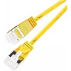 Wirewin PKW-LIGHT-STP-K6A 3.0 GE Cat 6a U/FTP Slim -pyöreä patch-kaapeli, 3,0 m, keltainen, PoE