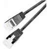 Wirewin Light patch-kaapeli pyöreä U/FTP Cat 6a musta 0,5 m ohut joustava PoE (PKW-LIGHT-STP-K6A 0.5 SW)