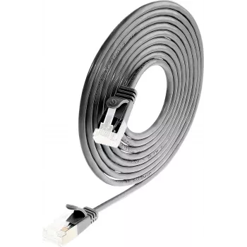 Wirewin Light patch-kaapeli pyöreä U/FTP Cat 6a musta 0,5 m ohut joustava PoE (PKW-LIGHT-STP-K6A 0.5 SW)