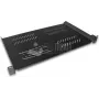 Wirewin SHELF 400 BL 1U 19 tuuman rack-sokkolevy musta