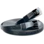 Wirewin SLIM S6 015 SW - Cat.6 SLIM -patchkaapeli, STP(PIMF), 0,15 m, musta (PKW-STP-SLIM-KAT6 0.15 SW)