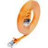 Wirewin SLIM S6 075 OR - Cat.6 SLIM patchkaapeli, STP(PIMF), 0,75 m, oranssi PKW-STP-SLIM-KAT6 0.75 OR