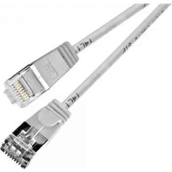 Wirewin SLIM SL6 7,5 m Cat.6 Slim-Light U/FTP -verkkokaapeli, harmaa (PKW-LIGHT-STP-K6 7.5)