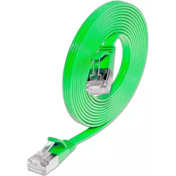 Wirewin Triotronik 0,15 m Cat6 U/FTP Slim Ethernet -patchkaapeli, RJ-45 uros-uros, vihreä PKW-STP-SLIM-KAT6 0.15 GN