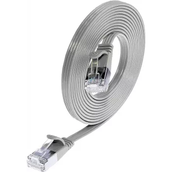 Wirewin Triotronik Cat6 U/FTP Slim Ethernet -verkkokaapeli, 3 m, RJ-45 uros-uros, harmaa PKW-STP-SLIM-KAT6 3.0