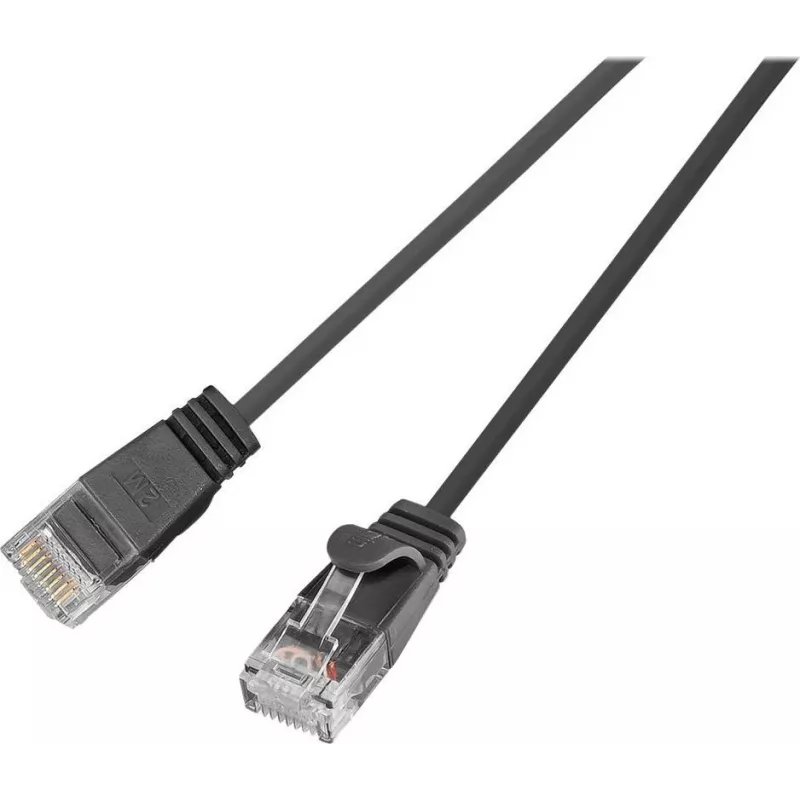 Wirewin Triotronik PKW-LIGHT-K6 5.0 SW Cat6 U/UTP -patchkaapeli, RJ45-uros-uros, 5 m, musta