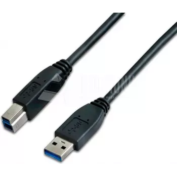 Wirewin USB 3.0 A-B MM 1.8 SW – 1,8 m SuperSpeed USB -kaapeli, musta