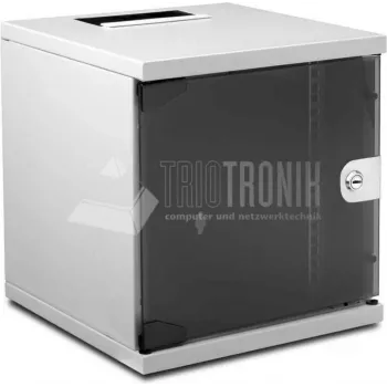 Wirewin WCAB 10 312X300X6U seinäkiinnitteinen kaappi 6U valkoinen
