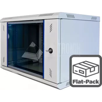 Wirewin WCAB PS2 600X450X6U B FP seinäasennettava räkkikaappi 6U musta