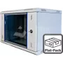 Wirewin WCAB PS2 600X450X6U B FP seinäasennettava räkkikaappi 6U musta