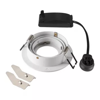 SLV NEW TRIA 75 upotettava kohdevalaisin pyöreä GU10 max. 10W valkoinen 75mm