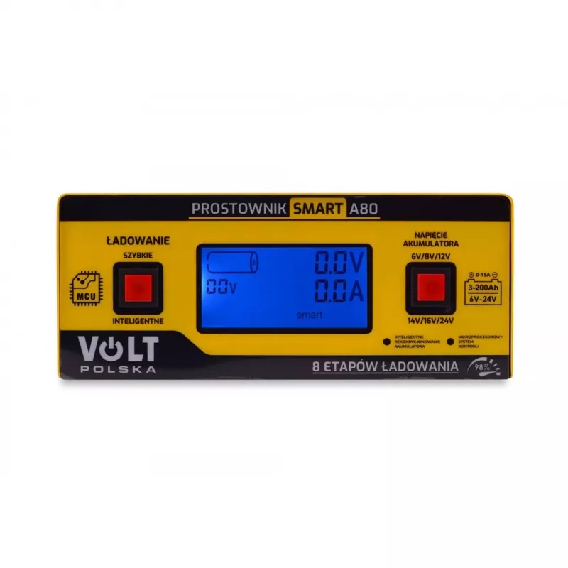 Smart Volt Rectifier Poland 6V/12V/24V 15A A80 älykäs akkulaturi
