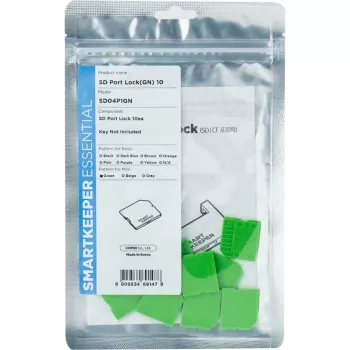 SmartKeeper Mini/Micro SD porttitulppa, vihreä, 10 kpl:n pakkaus (SLSART-0323)