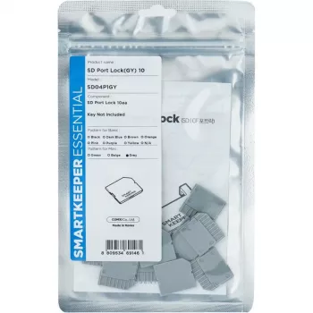 SMARTKEEPER Smart Keeper MiniMicro SD porttitulppa harmaa 10 kpl:n pakkaus (SLSART-0322)