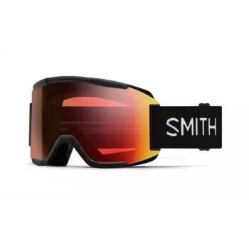 Smith Squad laskettelulasit – Chromapop Sun Red Mirror, musta/punainen