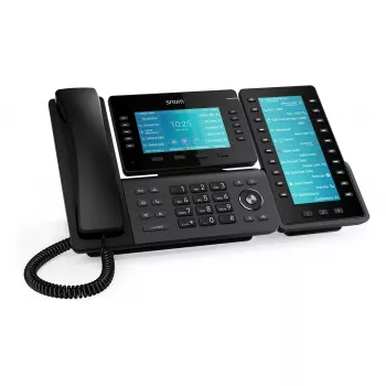 Snom D8C laajennusmoduuli D862/D865 IP-puhelimille, 4,3 inch värinäyttö, 48 ohjelmoitavaa painiketta, USB, musta
