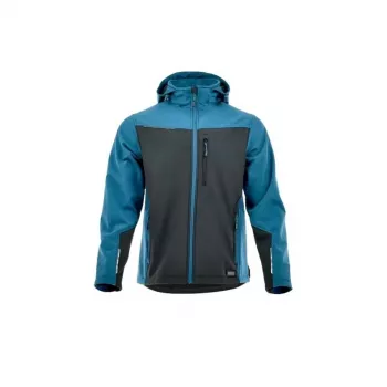 SOFTSHELL COMFORT L softshell-takki - musta/harmaa, koko L, vedenhylkivä 8000mm, hengittävä, tuulenpitävä, 3 taskua