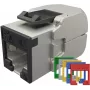 SOLARIX Cat.5E STP työkaluton Keystone Jack, RJ45, valkoinen