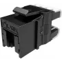 SOLARIX Cat.6 UTP RJ45 työkaluton Keystone-liitin, musta