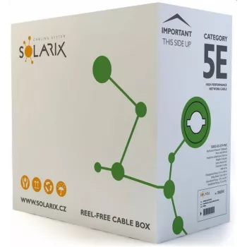 Solarix CAT5e UTP PVC asennuskaapeli 305 m laatikko SXKD-5E-UTP-PVC
