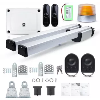 Somfy Ixengo L 3S+ IO Comfort -paketti 8 m kaksilehtiporteille