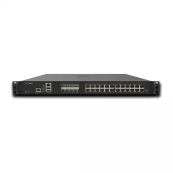 SonicWall NSa 4800 seuraavan sukupolven palomuuri – 1U räkkikiinnitteinen tietoturvalaite 10GbE, 5GbE, 2,5GbE, korkea käytettävyys, kaksi redundanttia virtalähdettä