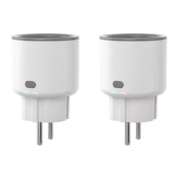 SONOFF S60ZBTPF Zigbee 3.0 älypistoke (2 kpl:n pakkaus) tyyppi F, kaukosäätö, ajastukset, puheohjaus