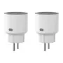 SONOFF S60ZBTPF Zigbee 3.0 älypistoke (2 kpl:n pakkaus) tyyppi F, kaukosäätö, ajastukset, puheohjaus