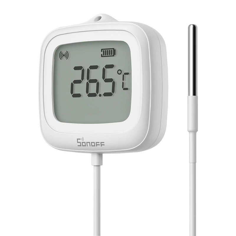 Sonoff SNZB-02LD Zigbee 3.0 LCD-lämpötila-anturi ulkoisella anturilla