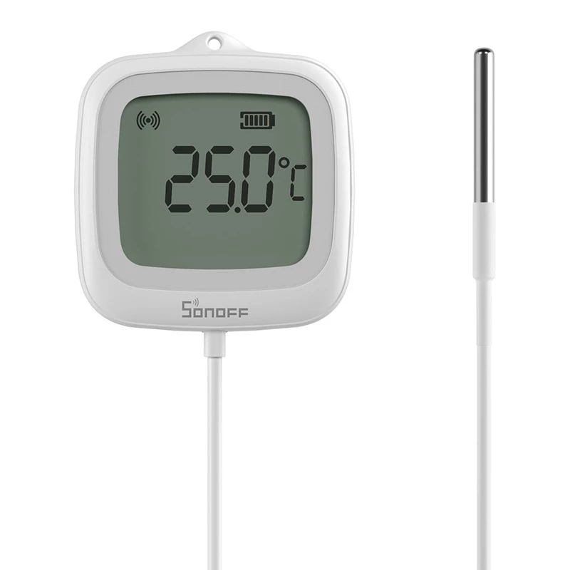 Sonoff SNZB-02LD Zigbee 3.0 LCD-lämpötila-anturi ulkoisella anturilla