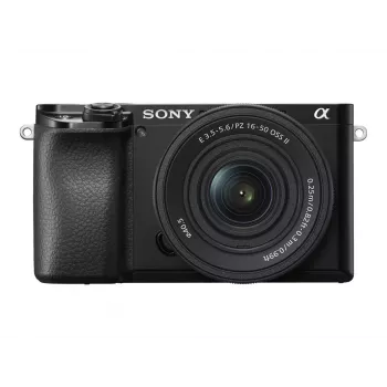 Sony Alpha 6100A ILCE6100AKB.CEC järjestelmäkamera E PZ 16–50mm OSS II -objektiivilla, musta