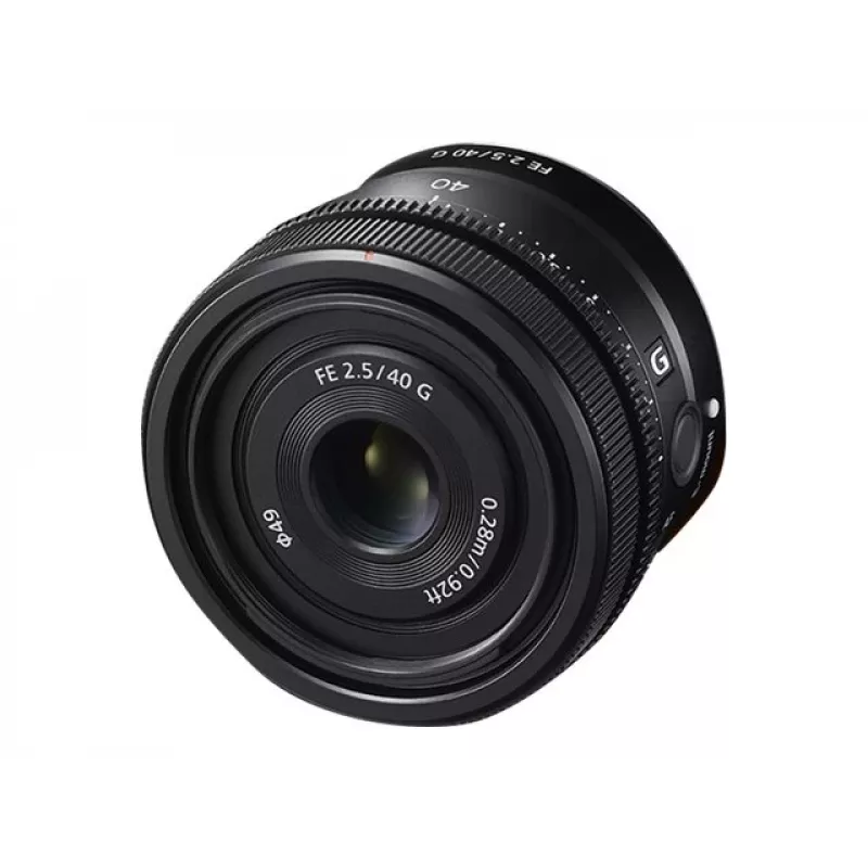 Sony FE 40mm f/2.5 G kinovastaava kiinteäpolttoväliobjektiivi (SEL40F25GB.SYX)