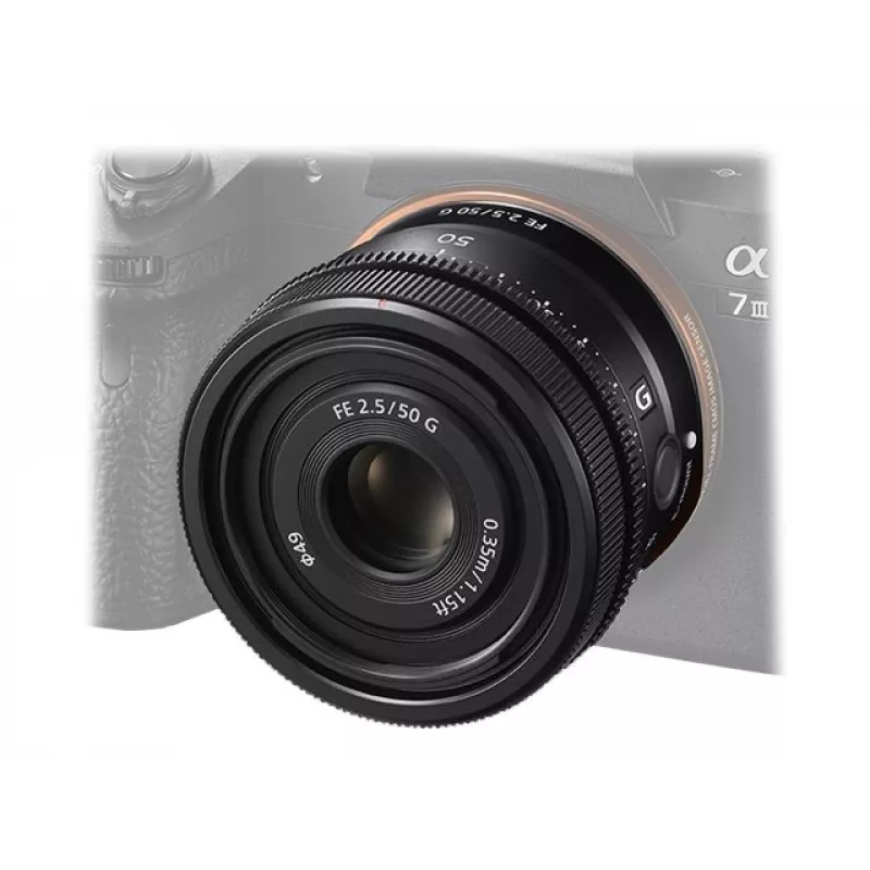 Sony FE 50mm f/2.5 G objektiivi