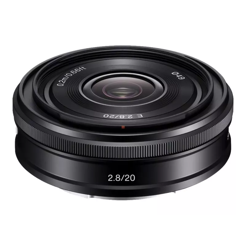 Sony SEL20F28B.SYX E-Mount 20mm f/2.8 kiinteäpolttoväli (musta)